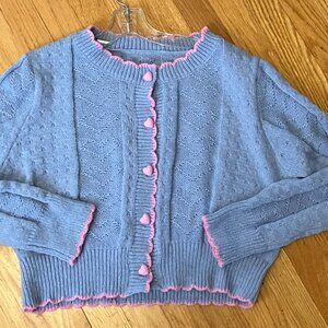 Blue‎ Knit Long Sleeve Sweater-NWOT